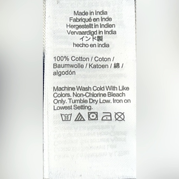 NWT J. Crew Factory Puff-Sleeve Button-Back Top with Navy & White Stripes, M - Picture 14 of 15